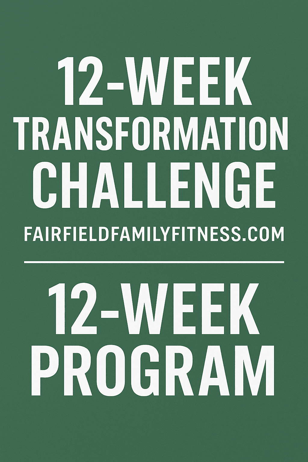 12 Week Transformation Challange