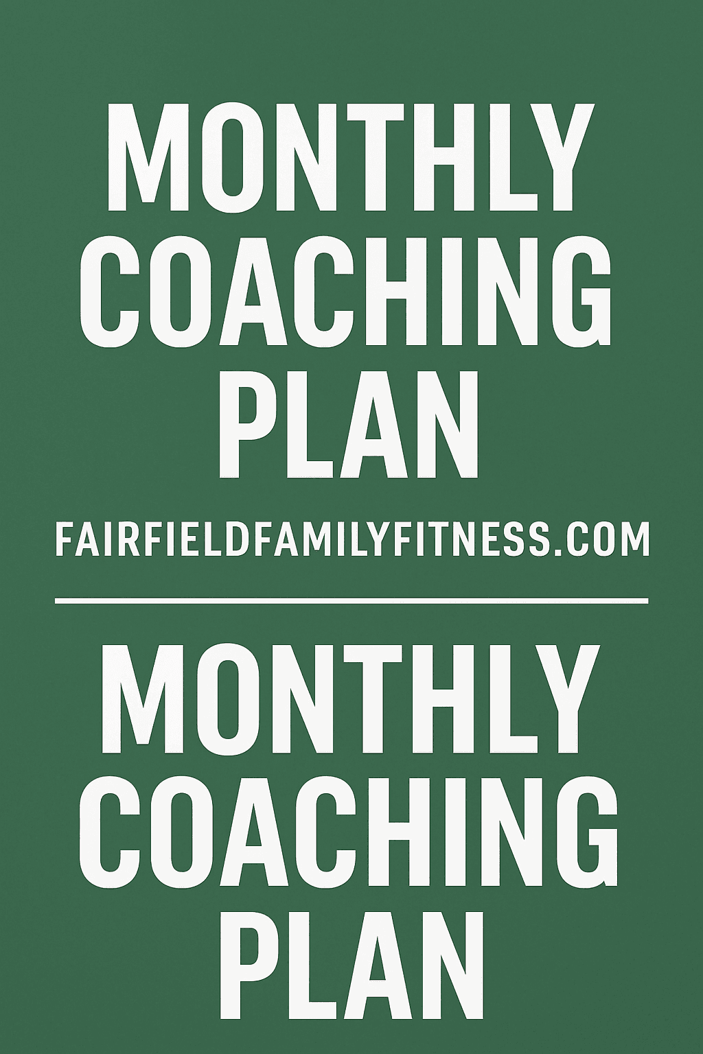 Monthly Online Coaching